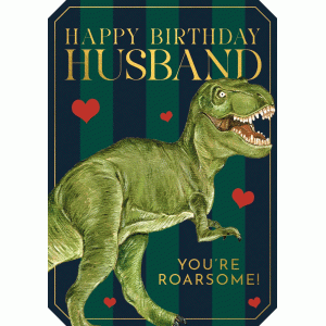 AFR106 Gift Card - Husband Dinosaur